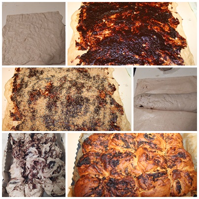 Desert rulouri cu magiun de prune si nuca