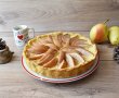 Reteta de tarta cu pere si crema de vanilie-3