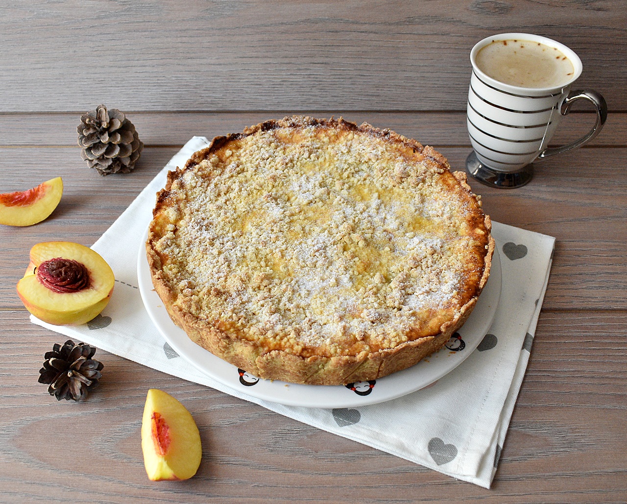 Tarta cu branza de vaci si gem de caise - Desert fraged si gustos