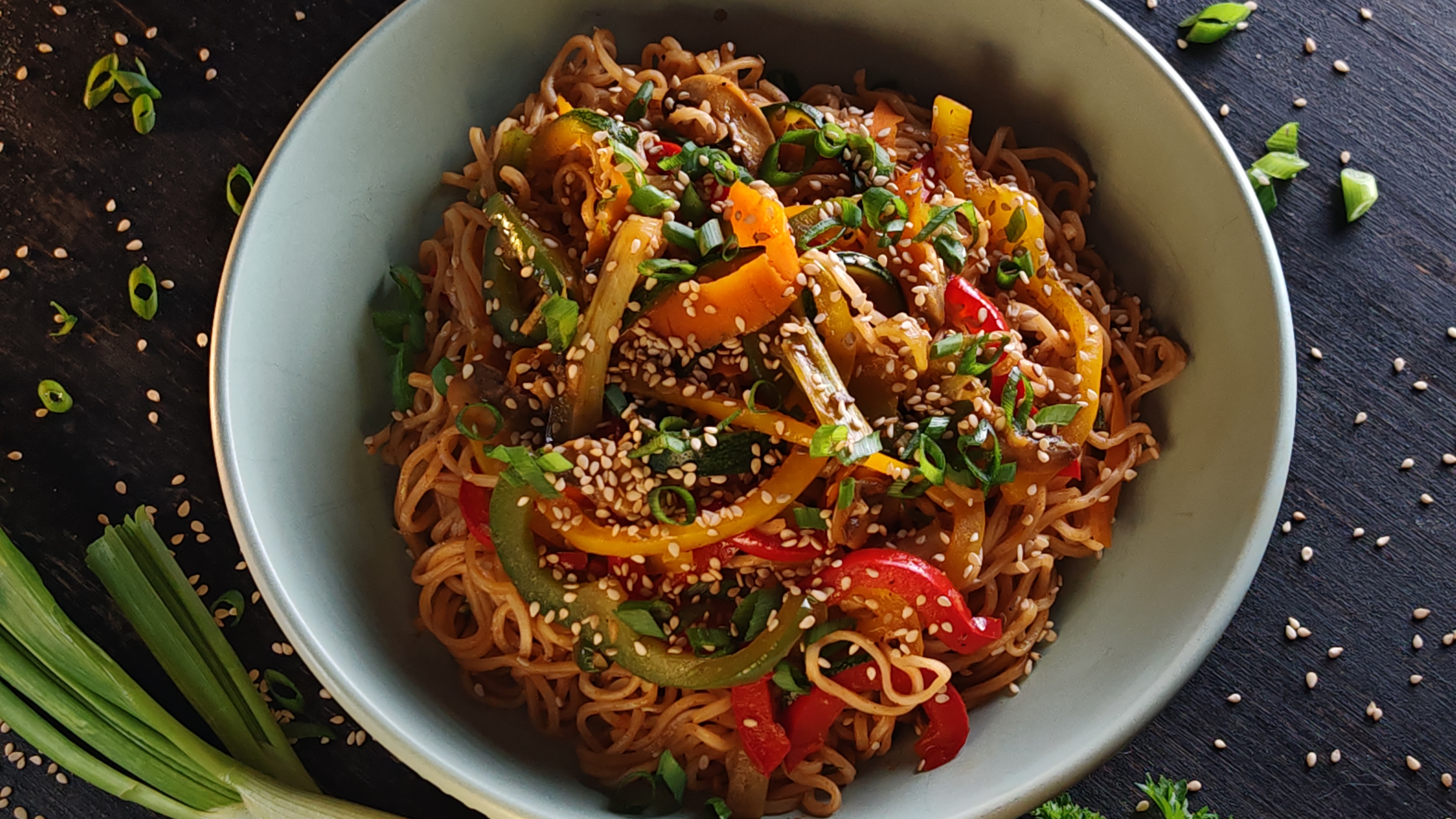 Noodles cu legume - Rețeta gustoasă de post