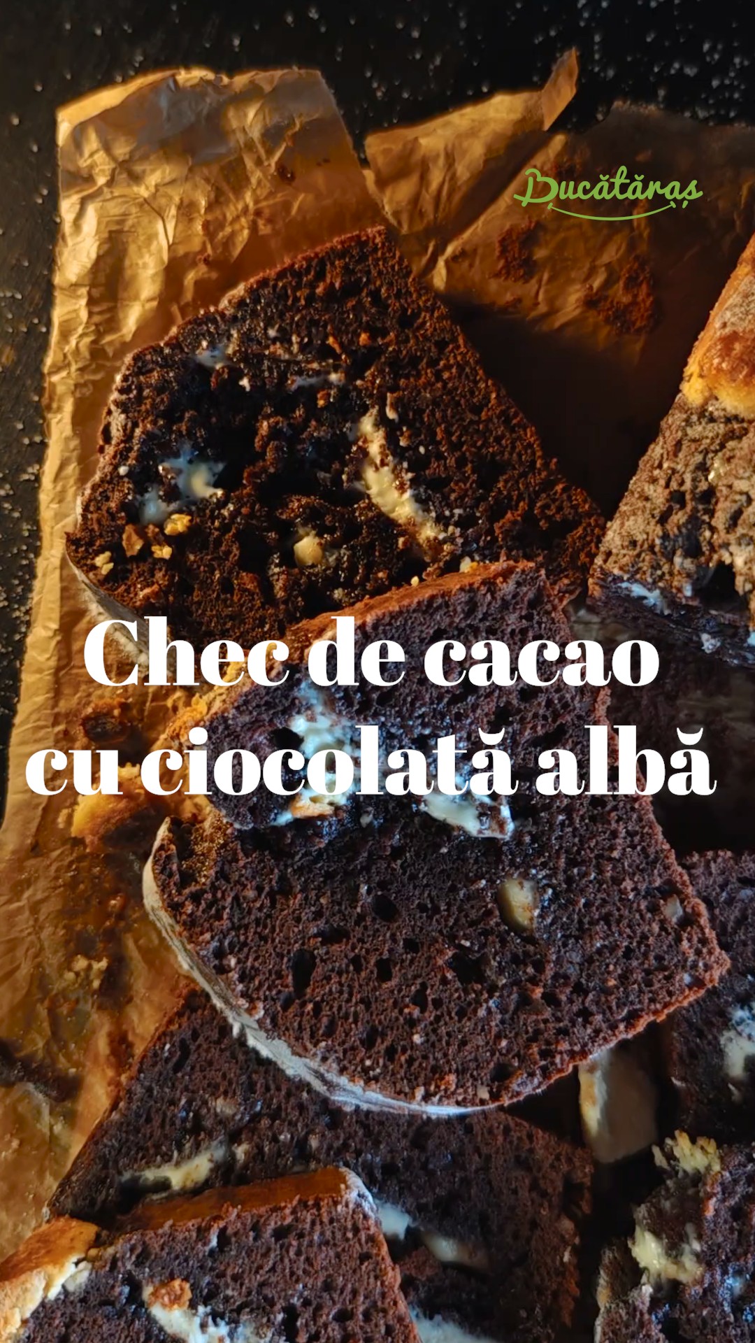 Chec cu cacao și ciocolată albă - Desert rapid și delicios