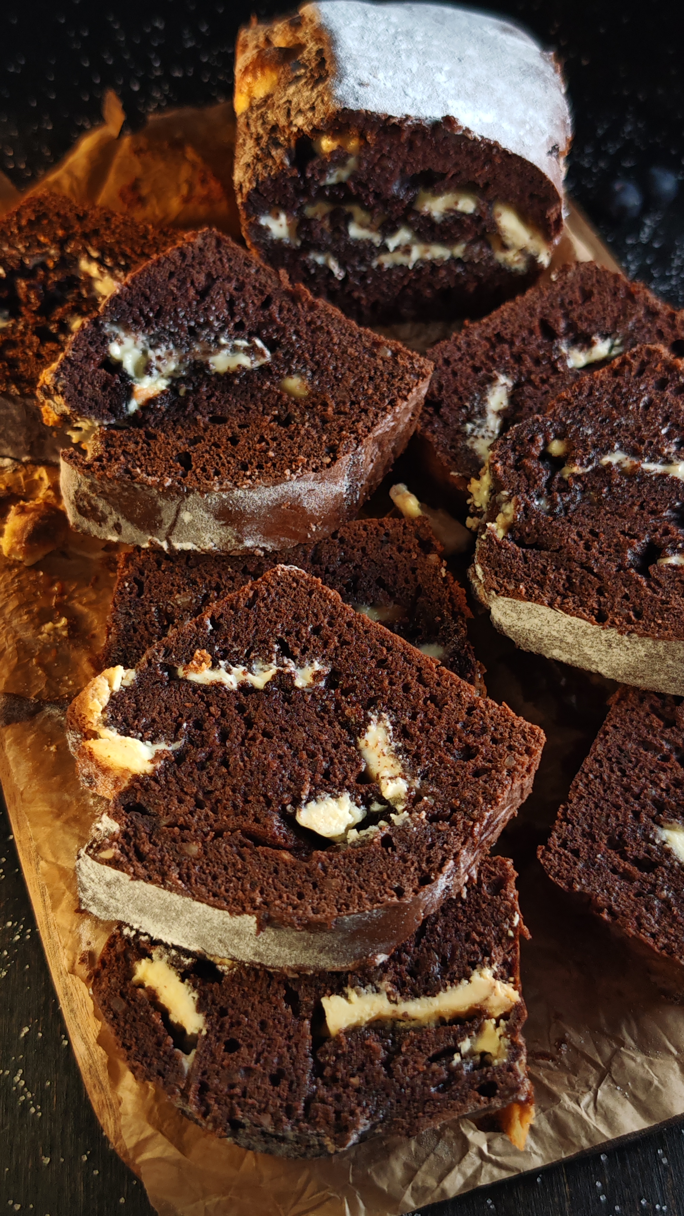 Chec cu cacao și ciocolată albă - Desert rapid și delicios