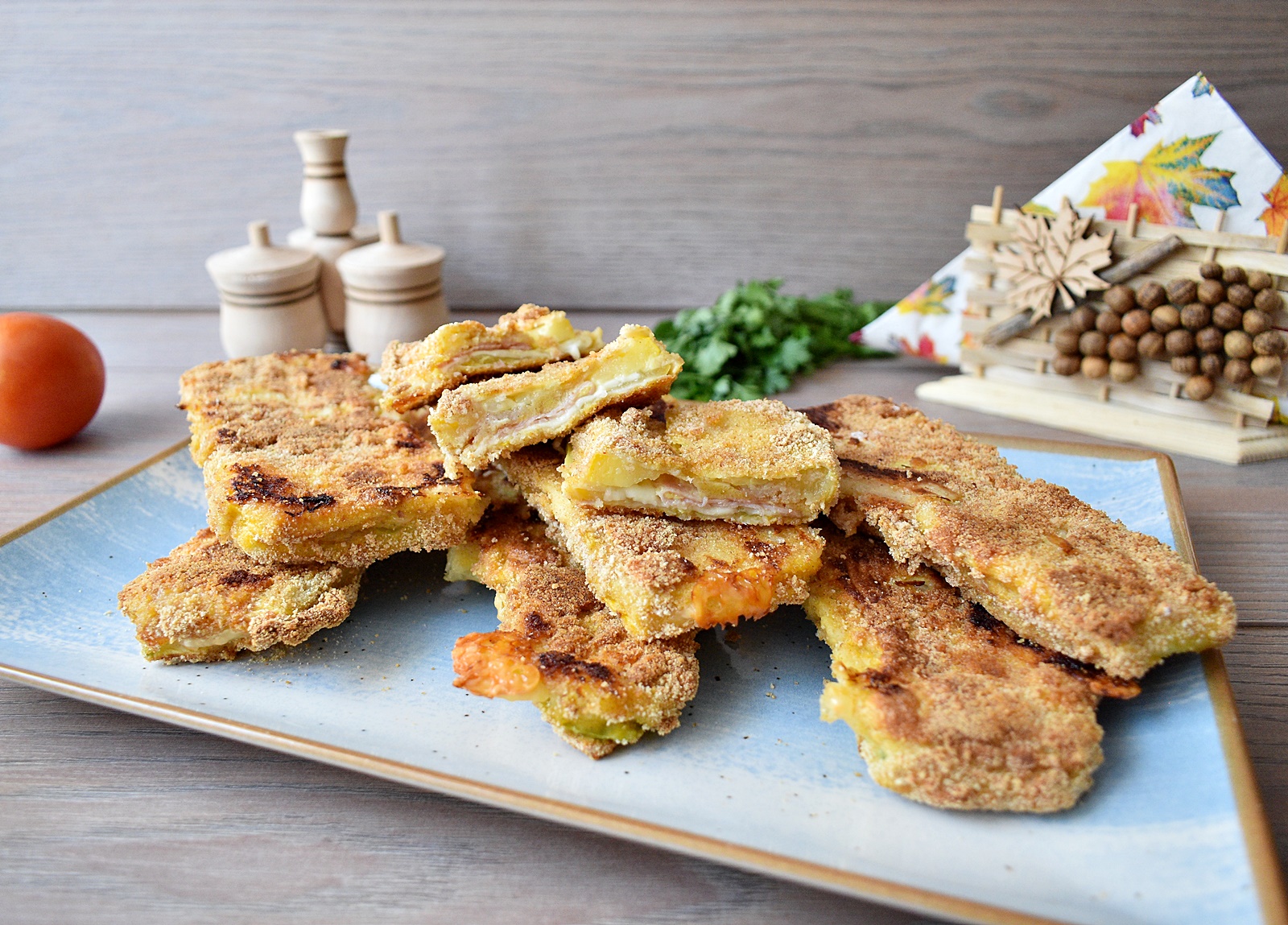 Cordon bleu cu dovlecei la cuptor - Varianta usoara si gustoasa