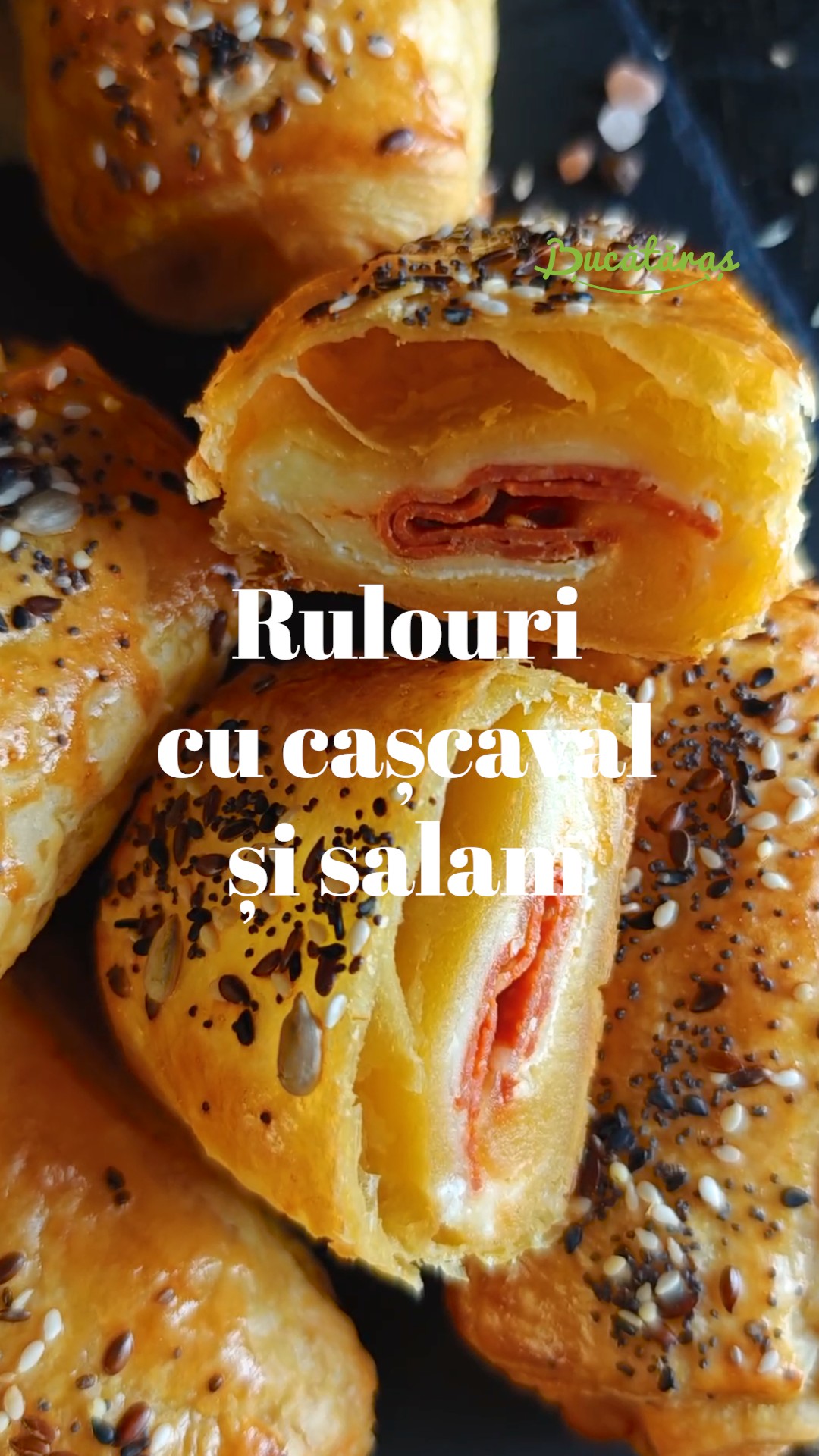 Rulouri cu cașcaval și chorizo - Rețeta rapidă și delicioasă