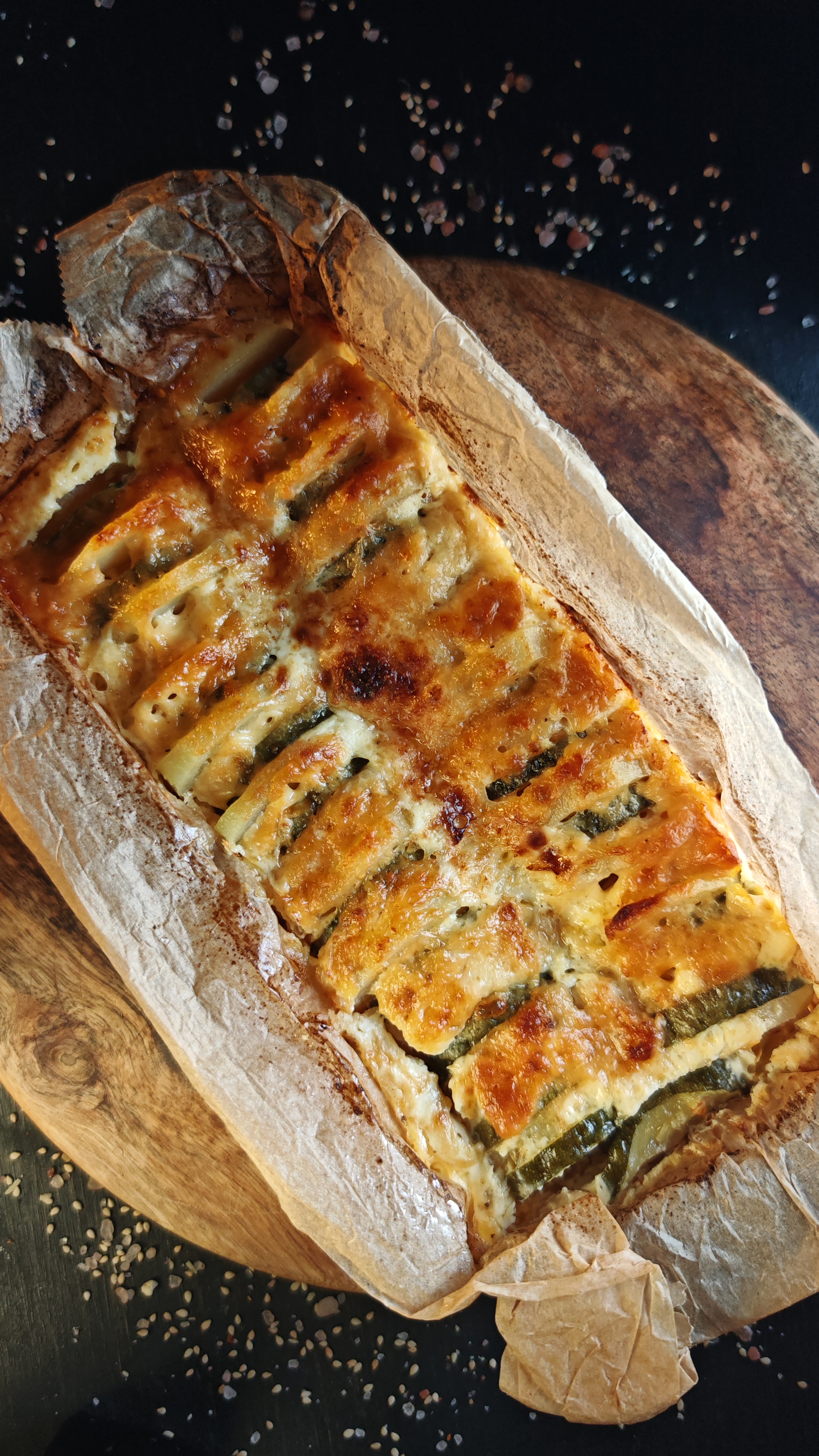 Dovlecei gratinați la cuptor - Rețeta ușoară și gustoasă