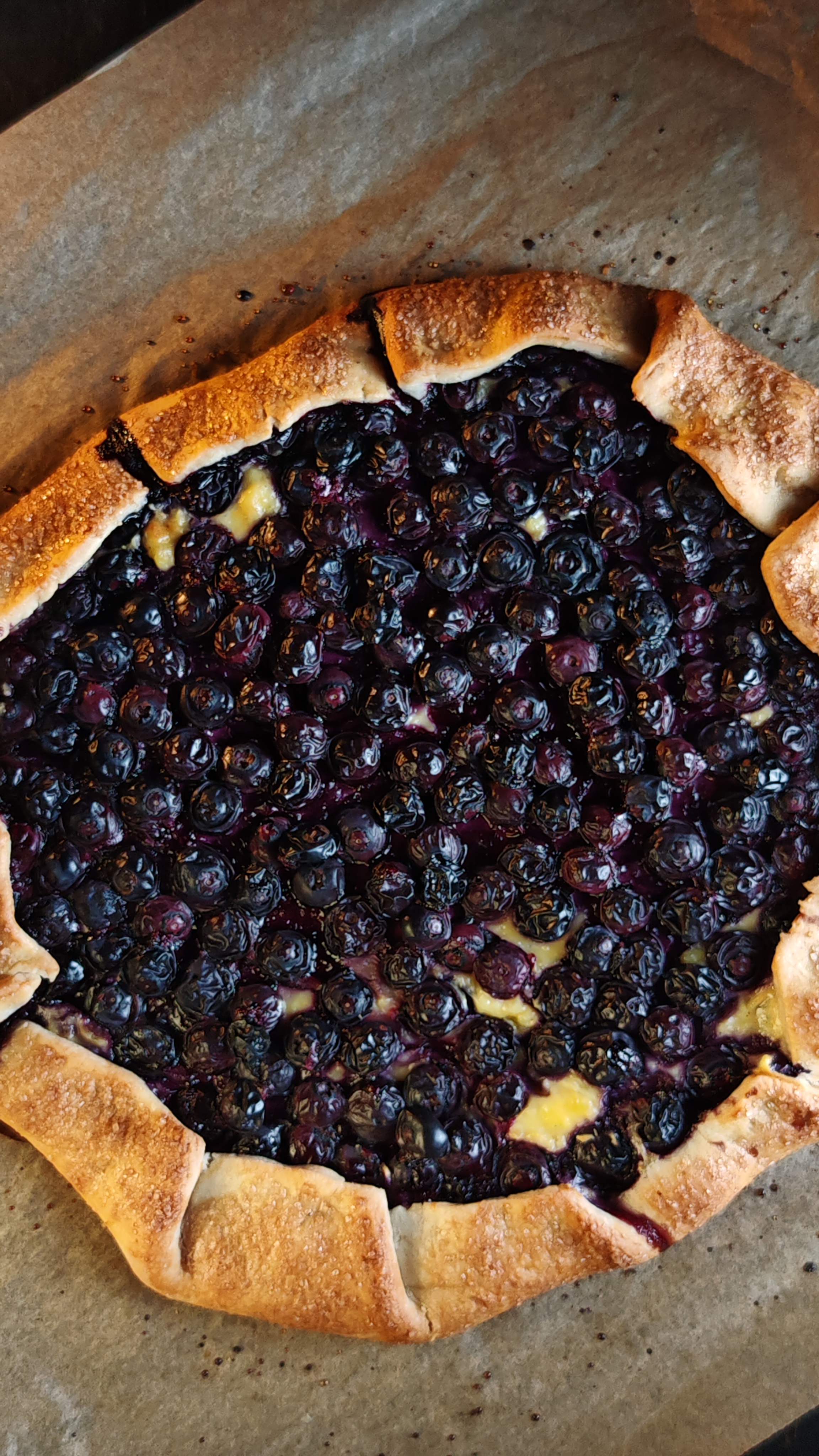 Tartă cu afine și cremă de vanilie - Rețeta rapidă și delicioasă