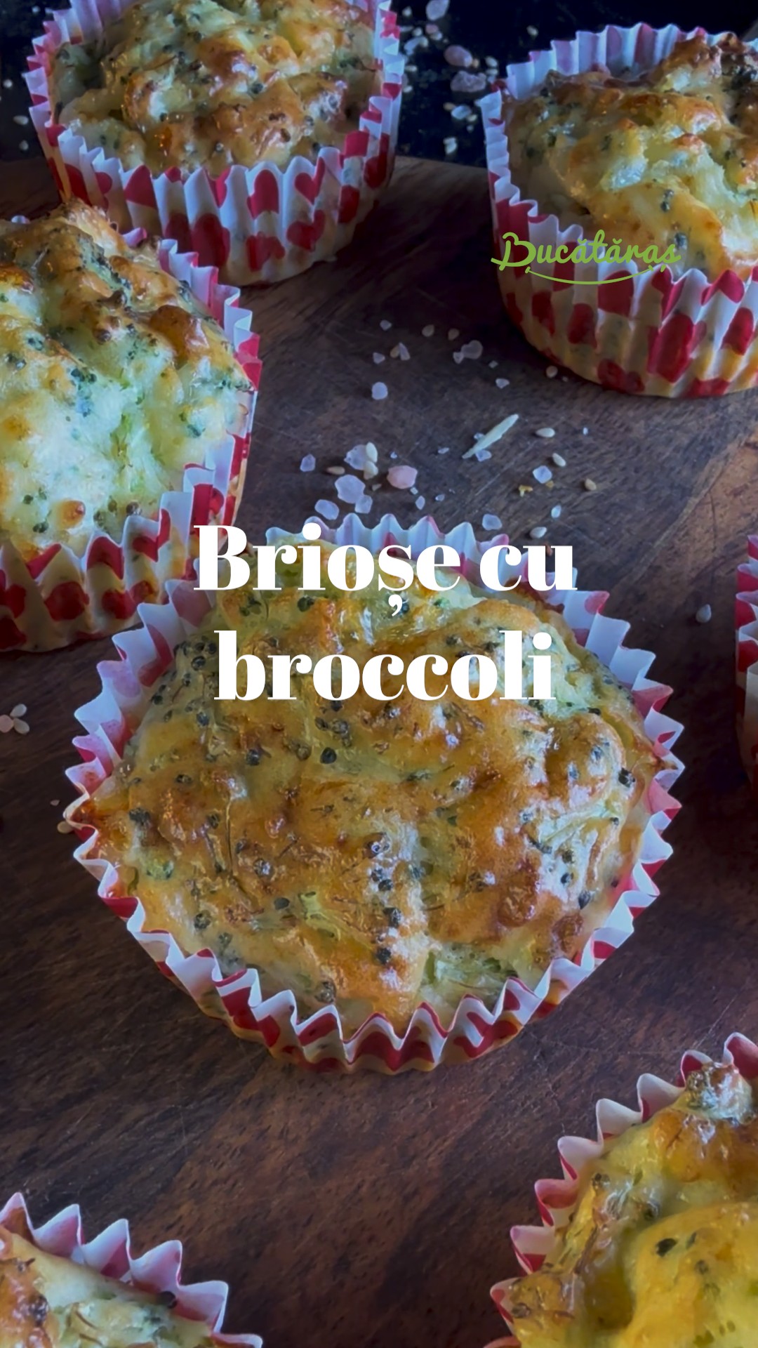 Brioșe cu broccoli și brânză - Rețeta baby-friendly și gustoasă