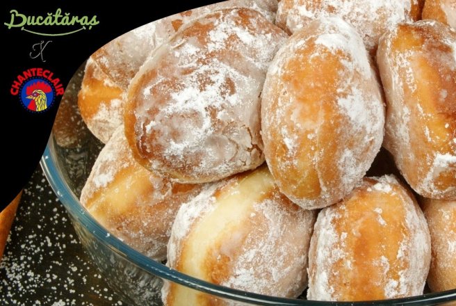 Rețeta de gogoși pufoase, bune ca la mama acasă