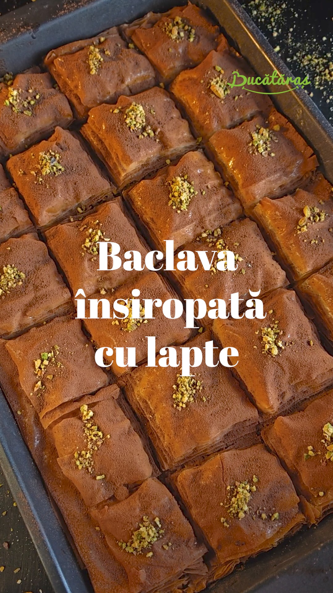 Baclava însiropată cu lapte - Gust bogat și textură perfectă