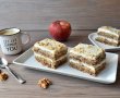 Prajitura cu nuca, mere si crema de vanilie-8