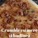 Crumble cu mere și budincă de vanilie - Desert delicios și rapid