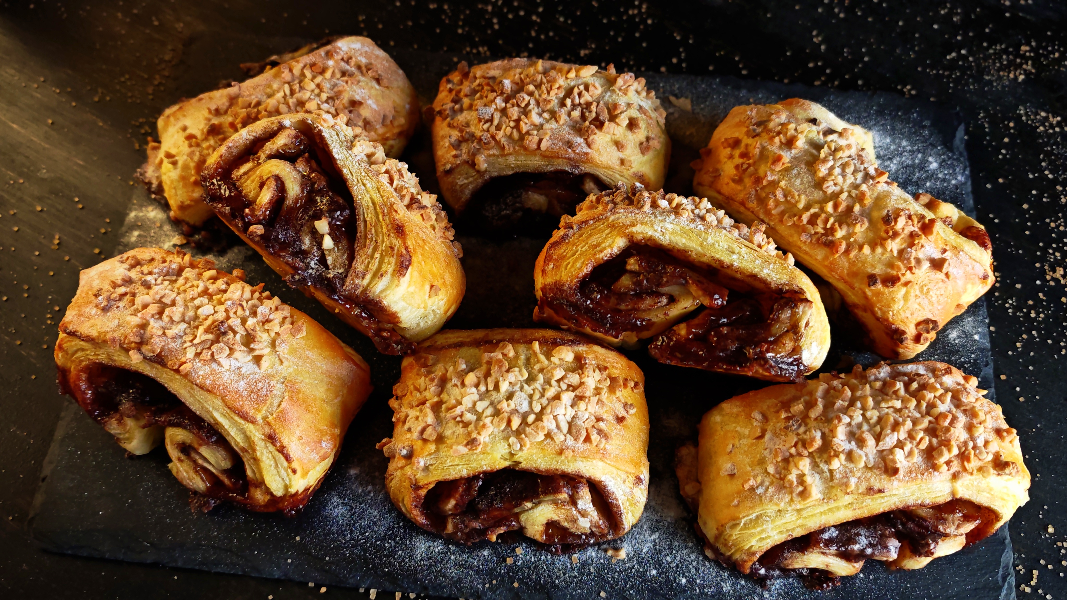 Rulouri cu nutella și banane - Desert rapid și delicios